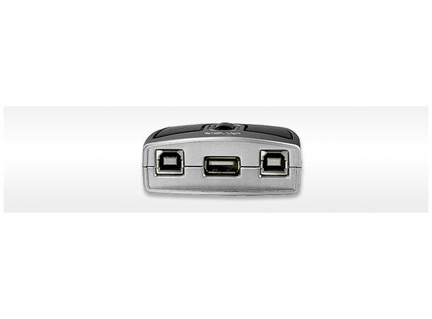 Aten USB Printerswitch, 2 - 1, US221A 2 PCer til 1 printer/USB, autoswitch